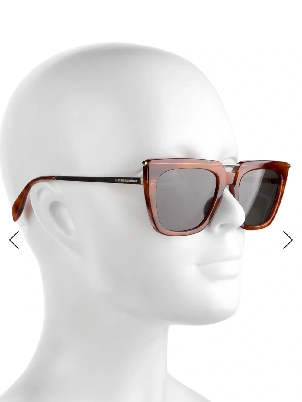 Alexander McQueen Square tinted sunglasses